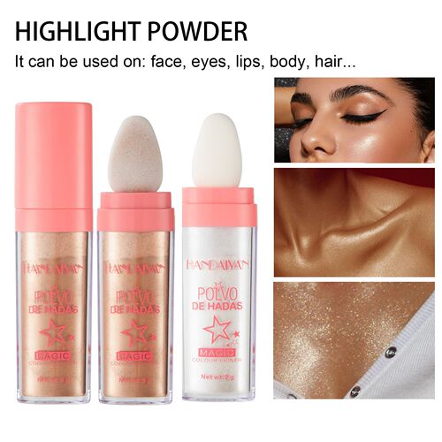 高光拍拍粉自然立体提亮修容粉腮红高光粉hightlight powder