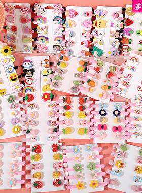 kids hair clips girls baby princess hairpins accessories set