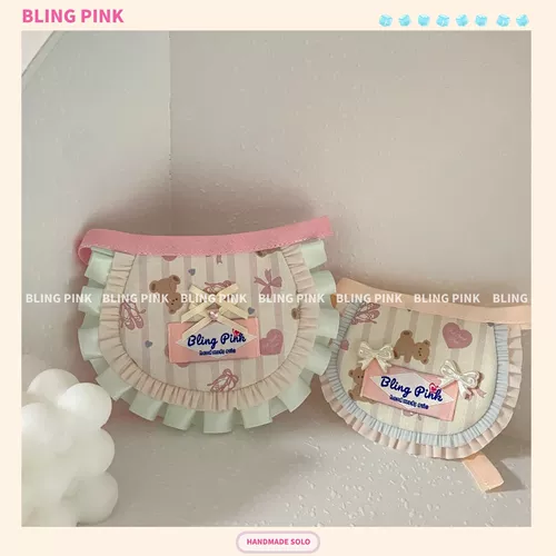 Двухэтажный милый нагрудник, слюнявчик, шарф, аксессуар, с медвежатами