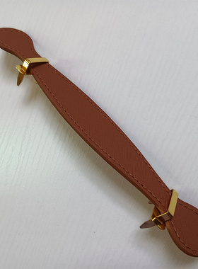 包包手柄简约百搭十字纹PU皮质箱包礼盒手提配件