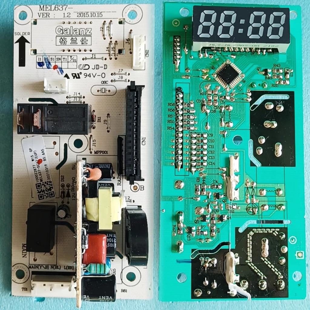 格兰仕微波炉电脑板ZSS1-SF20线路板MEL637-SC47/SC37 (EUP)主板