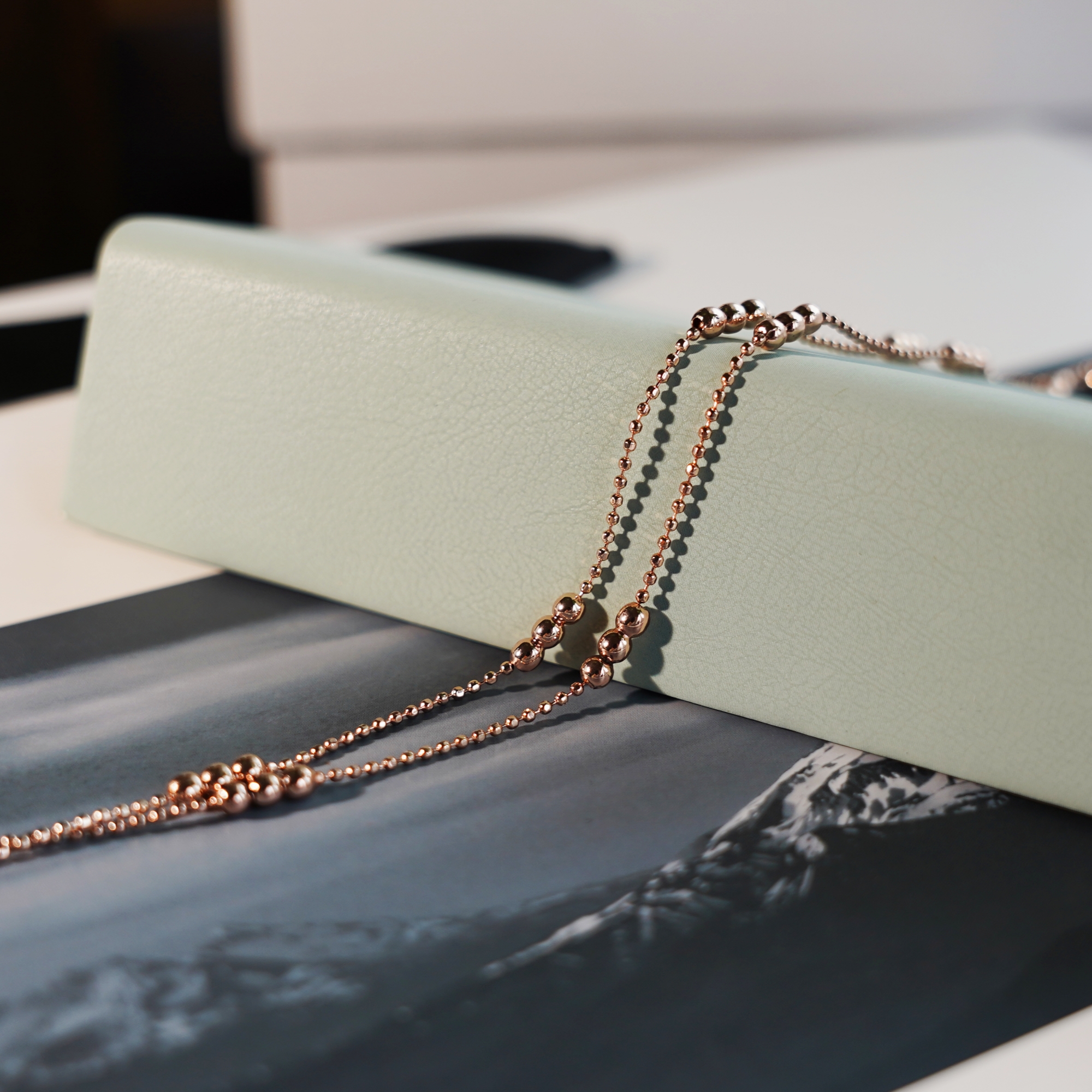 31珠珠链眼镜链口罩绳双用墨镜