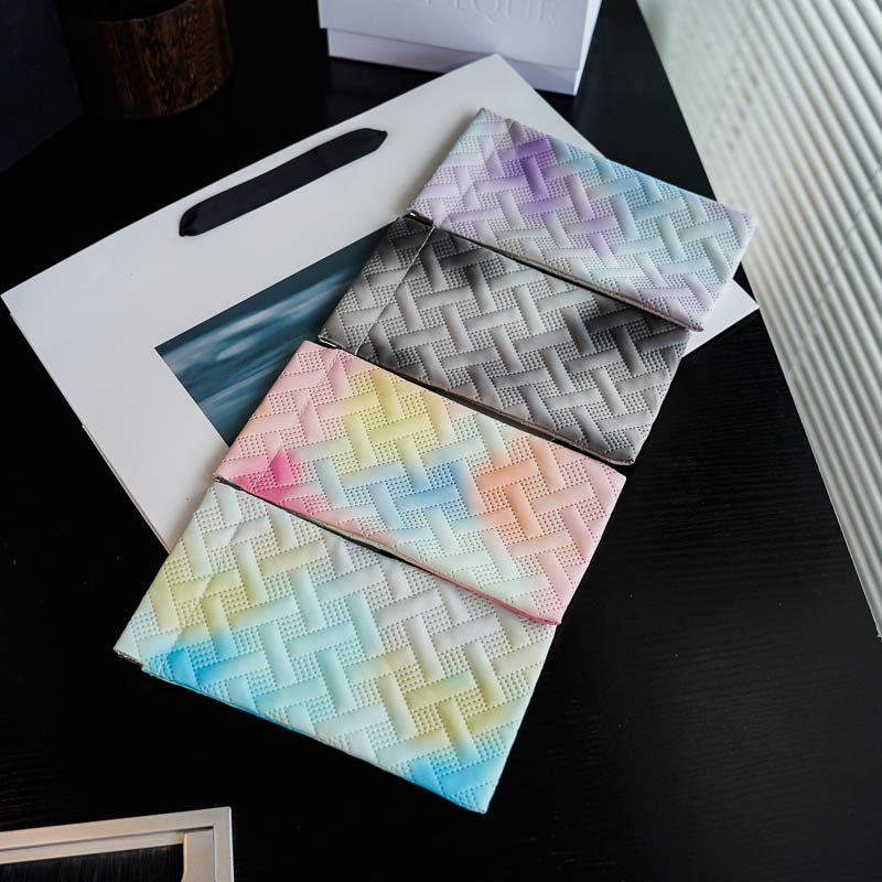 彩色弹片自动闭合眼镜袋镜包太阳镜袋男女便携耐磨眼镜墨镜收纳袋