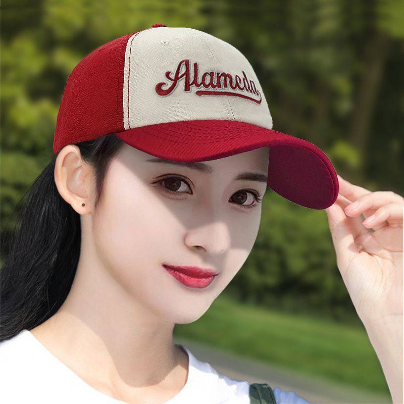 户外棒球帽鸭舌帽女可调节图片