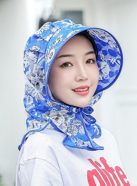 夏季帽子女户外透气防晒遮阳帽25年新款头部防护帽洋气百搭太阳帽
