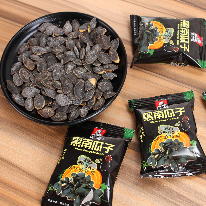 张二嘎黑籽南瓜子开口独立小包熟南瓜子原味新货年货炒货零食坚果,零食/坚果/特产,瓜子,淘宝优惠券,粉丝福利购,淘宝优惠卷
