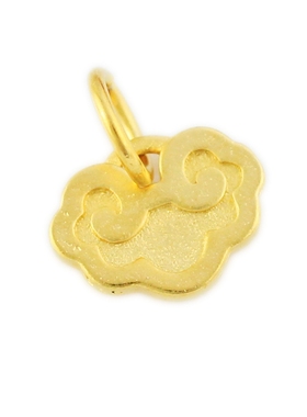 祥云仿黄金饰品配件喜庆风小吊坠