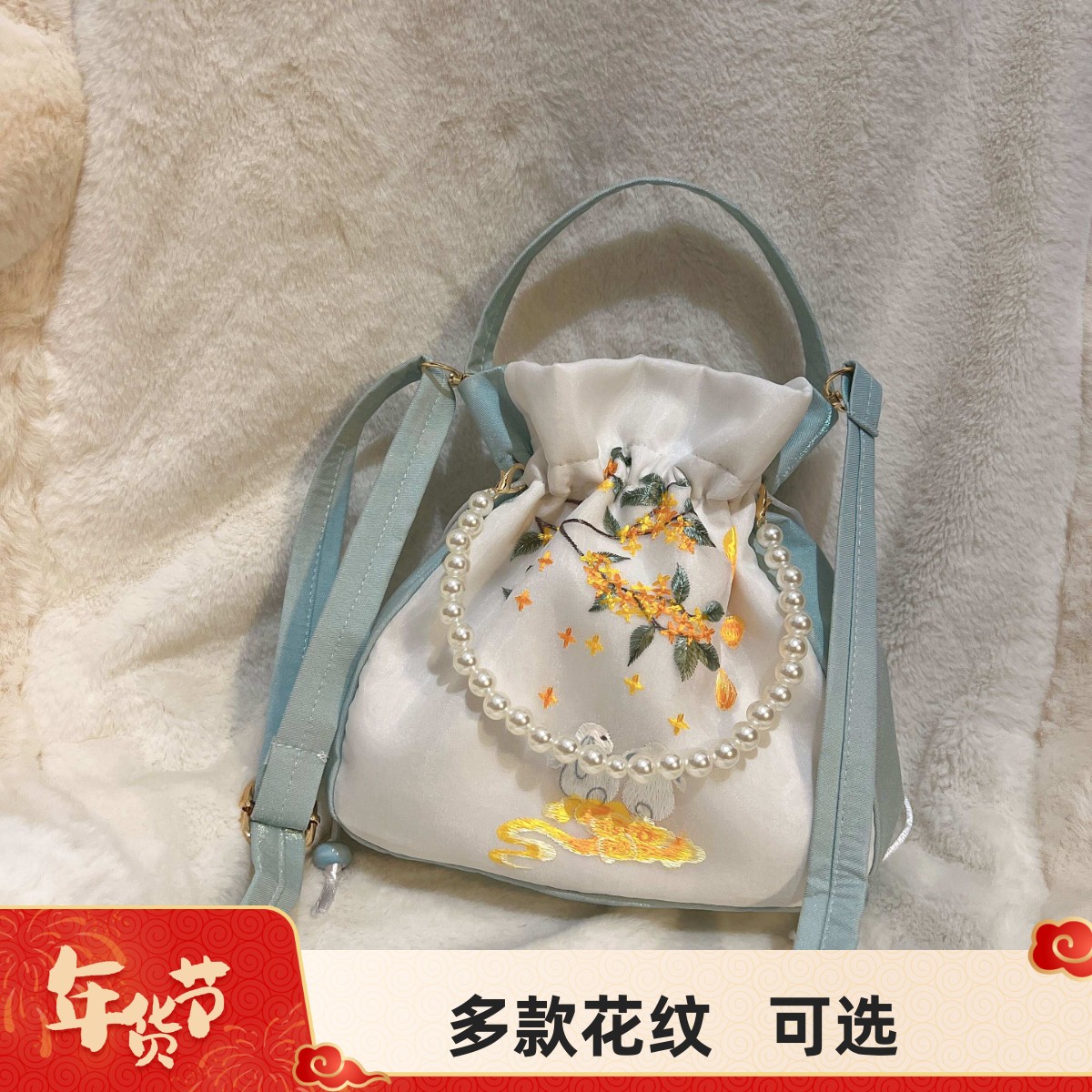 汉服国风配饰斜挎包旗袍