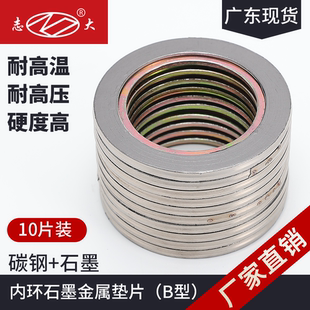 B型碳钢不锈钢高压金属石墨垫内环凹凸面法兰垫FM/M面垫片内环垫