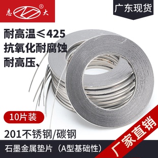 A型基本型碳钢201不锈钢金属法兰垫片缠绕垫片高温法兰密封垫