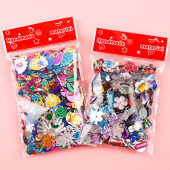 包邮 diy手工亮片配件珠片珠光亮片异形彩色亚克力钻手工制作材料