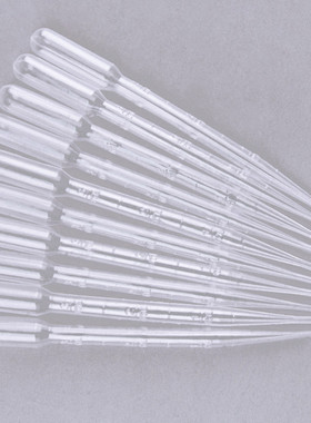 3ml塑料带刻度滴管幼教幼儿园一次性滴管塑料滴画吸管10支装