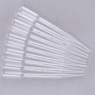 3ml塑料带刻度滴管幼教幼儿园一次性滴管塑料滴画吸管10支装