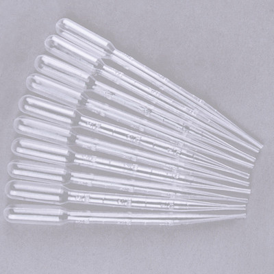 3ml塑料带刻度滴管幼教幼儿园一次性滴管塑料滴画吸管10支装