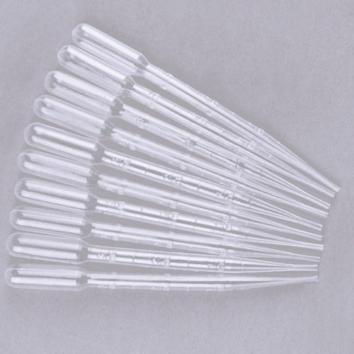 3ml塑料带刻度滴管幼教幼儿园一次性滴管塑料滴画吸管10支装