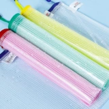 Вместительные и большые водонепроницаемые канцтовары для папок с молнией, сумка для хранения, увеличенная толщина