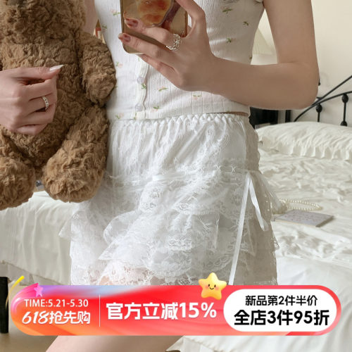 蕾丝安全裤女生防走光lolita裙撑