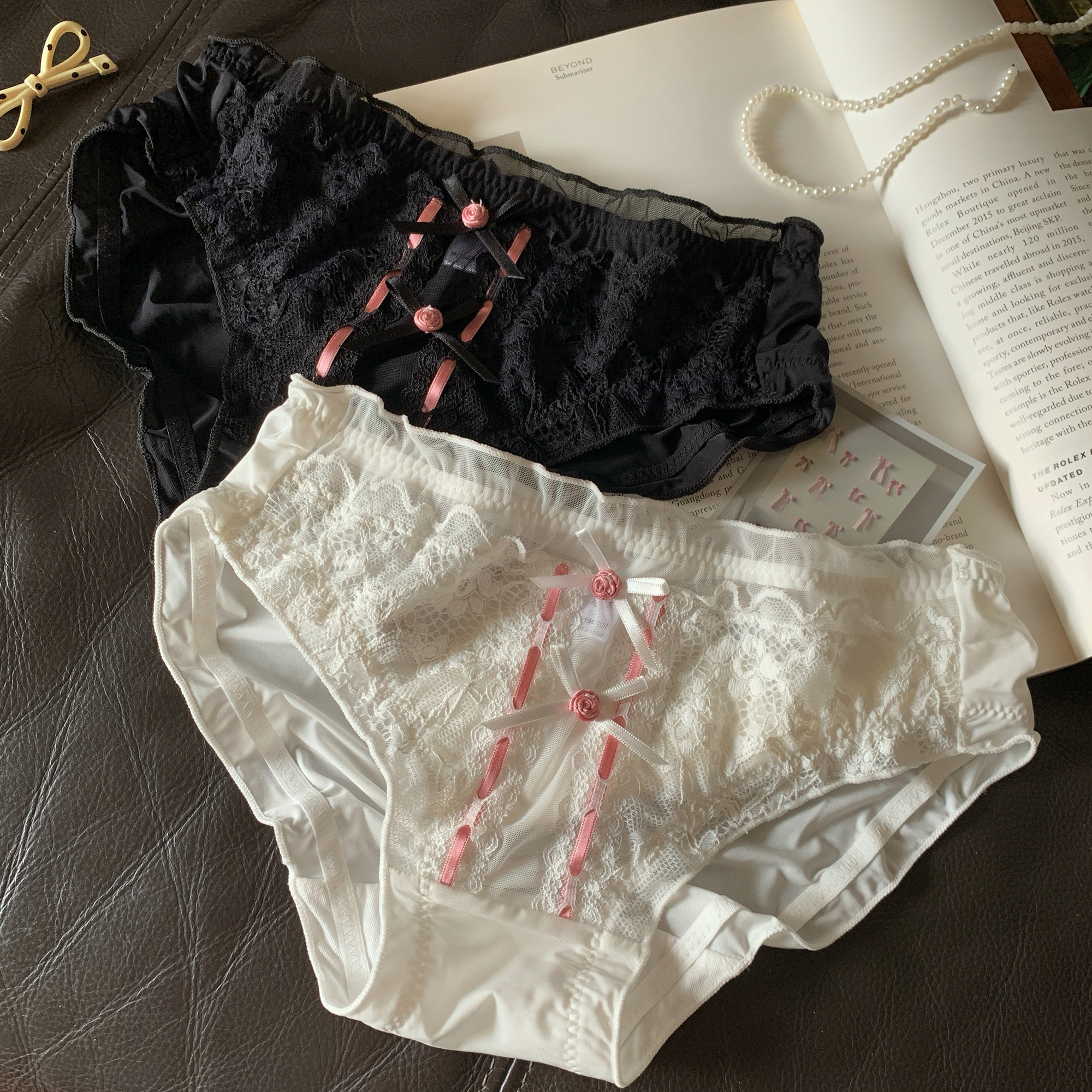 法式浪漫性感纯欲内裤女