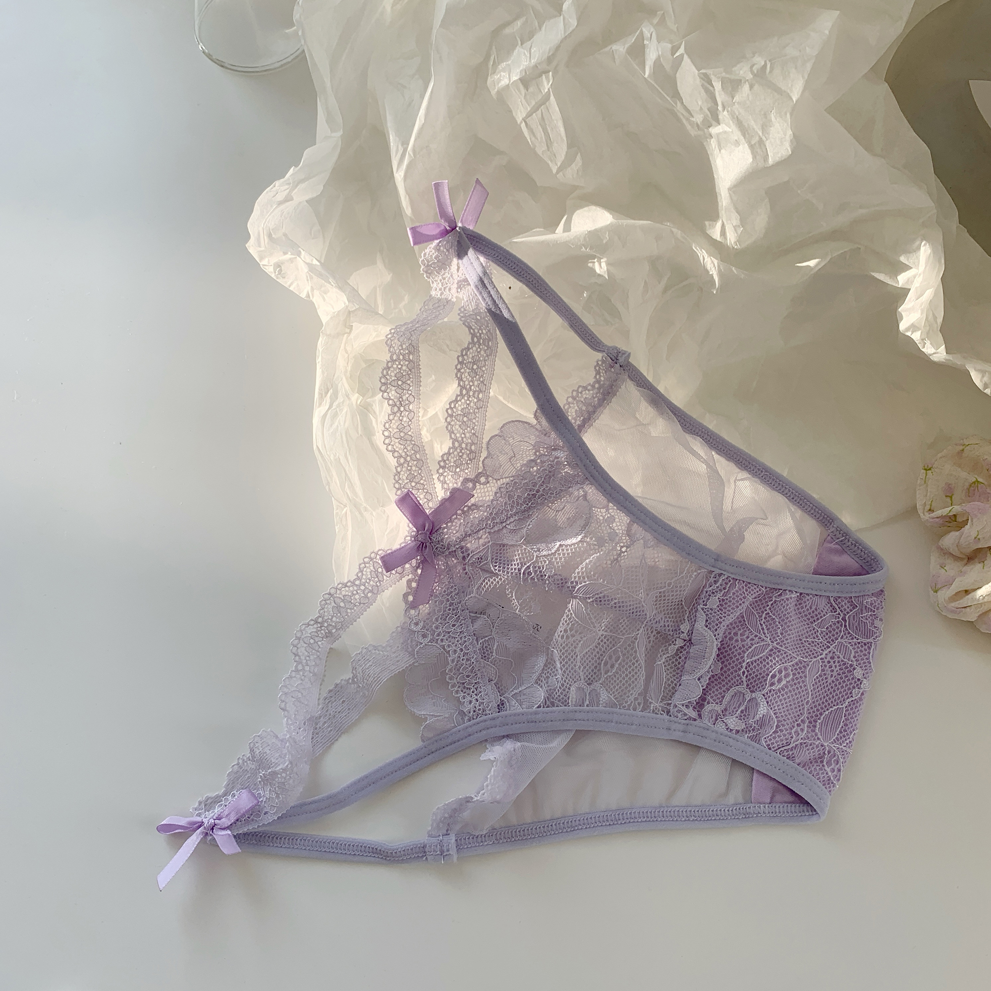 性感风镂空细带内裤女