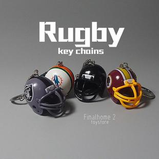 美式足球 NFL 红皮 巴尔的摩乌鸦 橄榄球头盔周边钥匙扣挂件摆件