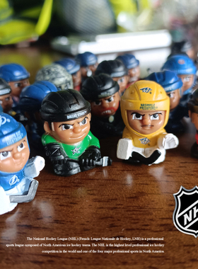 正版散货NHL国家冰球联盟北美曲棍球迷你人偶玩具公仔模型摆件