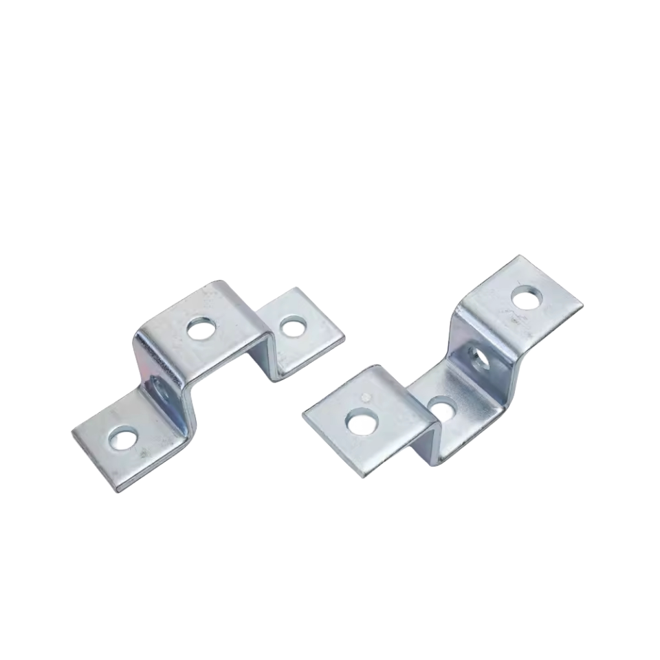 304不锈钢c型钢大骑马卡 抗震支架方形骑马卡 方卡 镀锌骑马卡