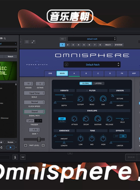 Omnisphere 3 大气合成器3代全解锁版完全体带扩展支持WINMAC