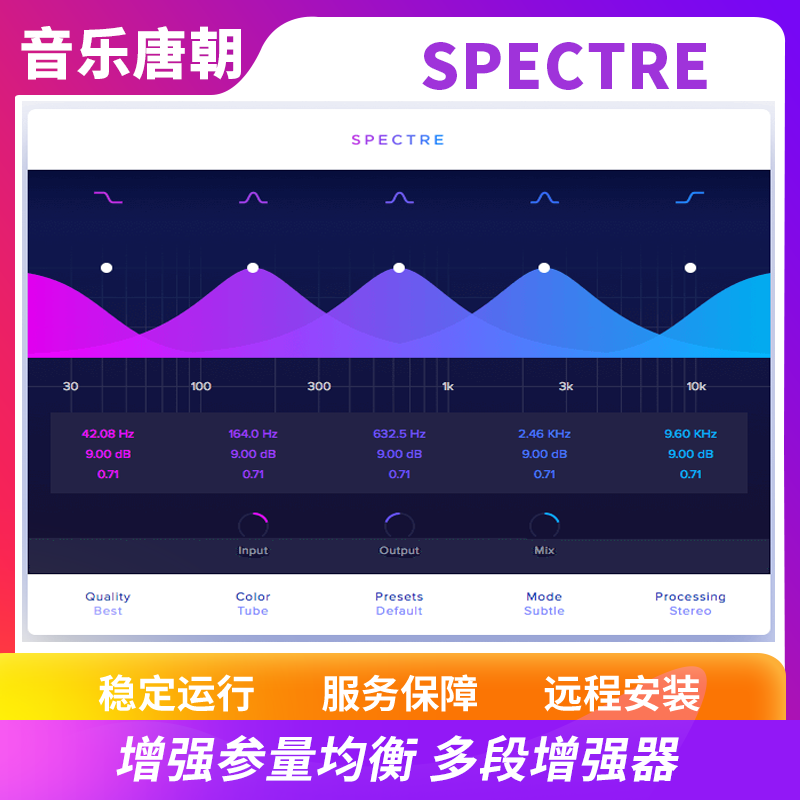 spectre多段增强声音塑形效果器插件win&mac