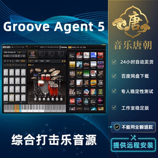 优秀 架子鼓电鼓打击乐插件70G完全体 Agent Groove