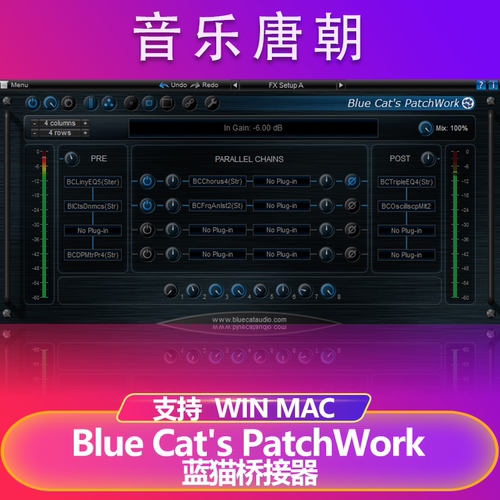 Blue Cat's PatchWork 蓝猫PROTOOLS专用桥接工具WIN&MAC