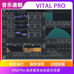 合成器插件WIN Vital 合成器高自定义自由度 完整高级版 MAC Pro