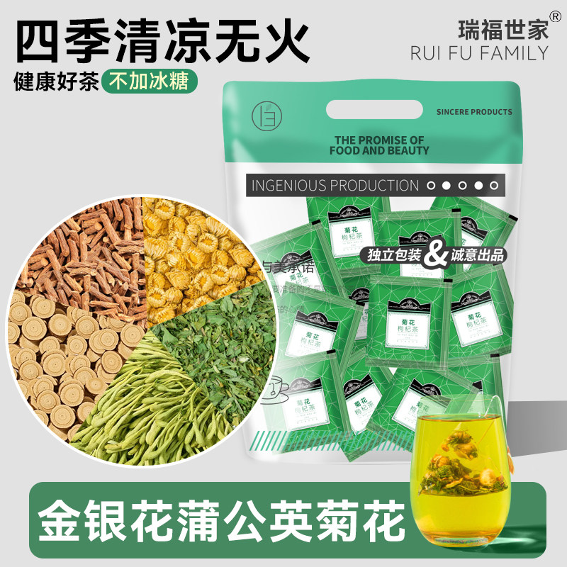 蒲公英胎菊组合花草茶图片