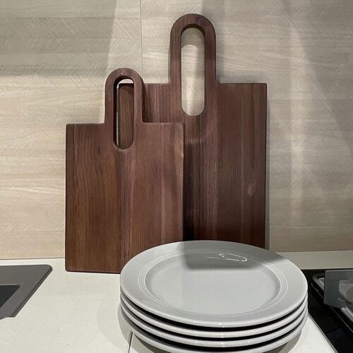 现代简约创意实木砧板餐板样板间家居装饰托盘厨房饰品