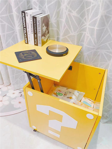 马里奥问号箱卡通简约收纳储物箱