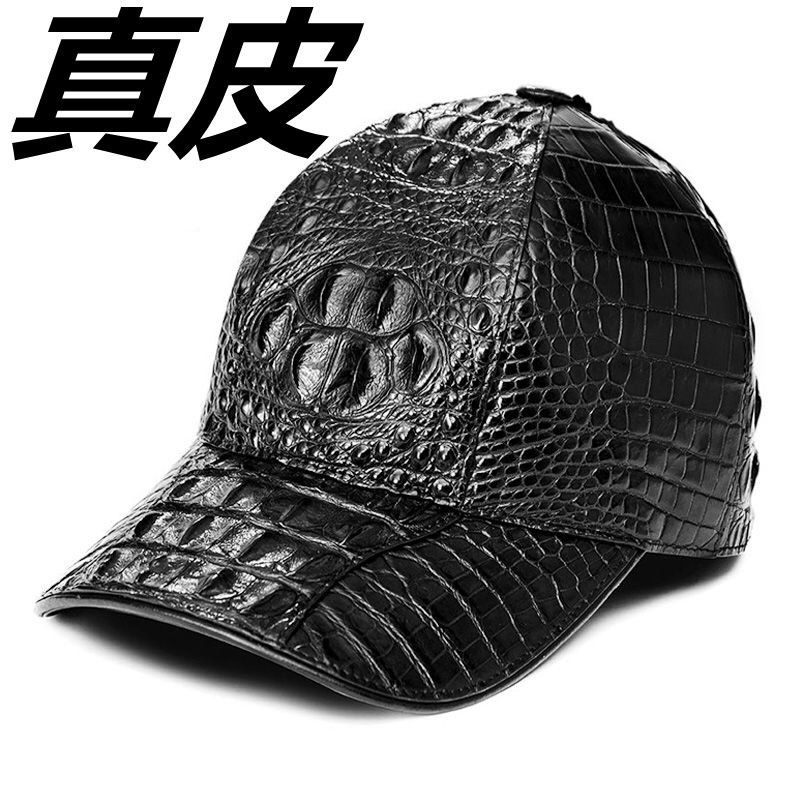 牛皮棒球帽男真皮帽子秋冬新款男