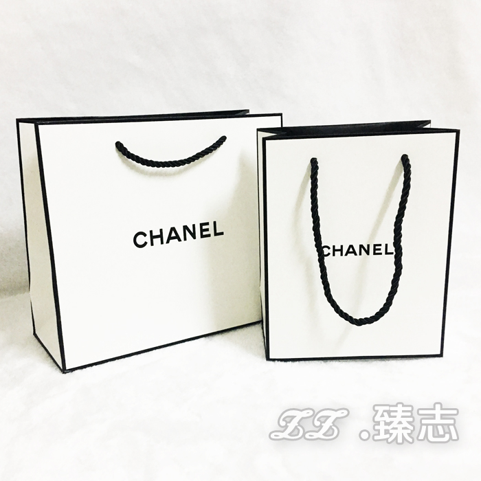现货高档专柜化妆品手提袋子包装礼品购物袋 可定做印刷品牌纸袋