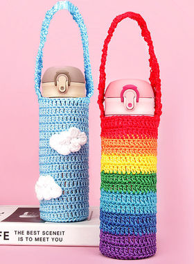 杯套针织水杯保护套保温杯防摔通用款水杯套400-600mlfN22eJuvmK