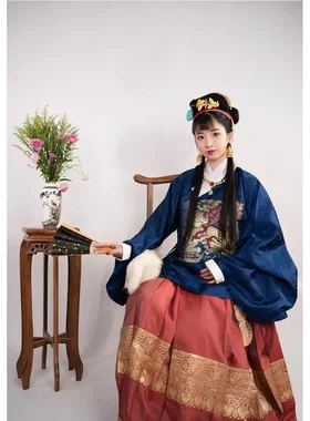 现货销售明制汉服孔府麒麟补服