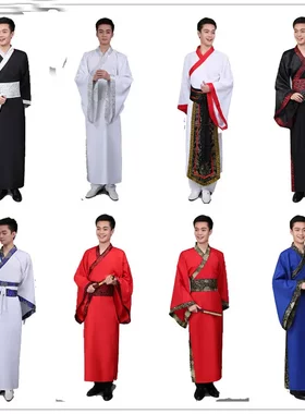 华服唐装古装古代服装汉服学生男