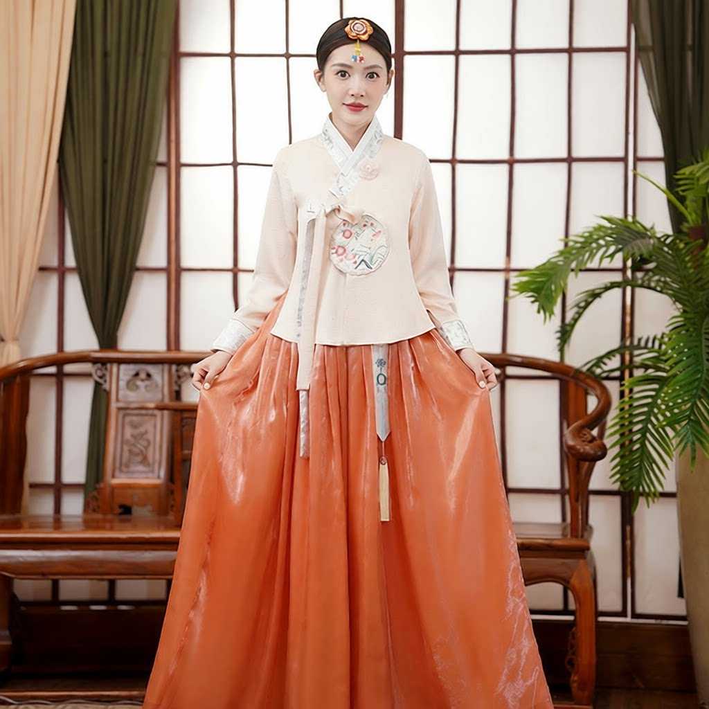 新款韩风朝鲜族礼服女表演服|可