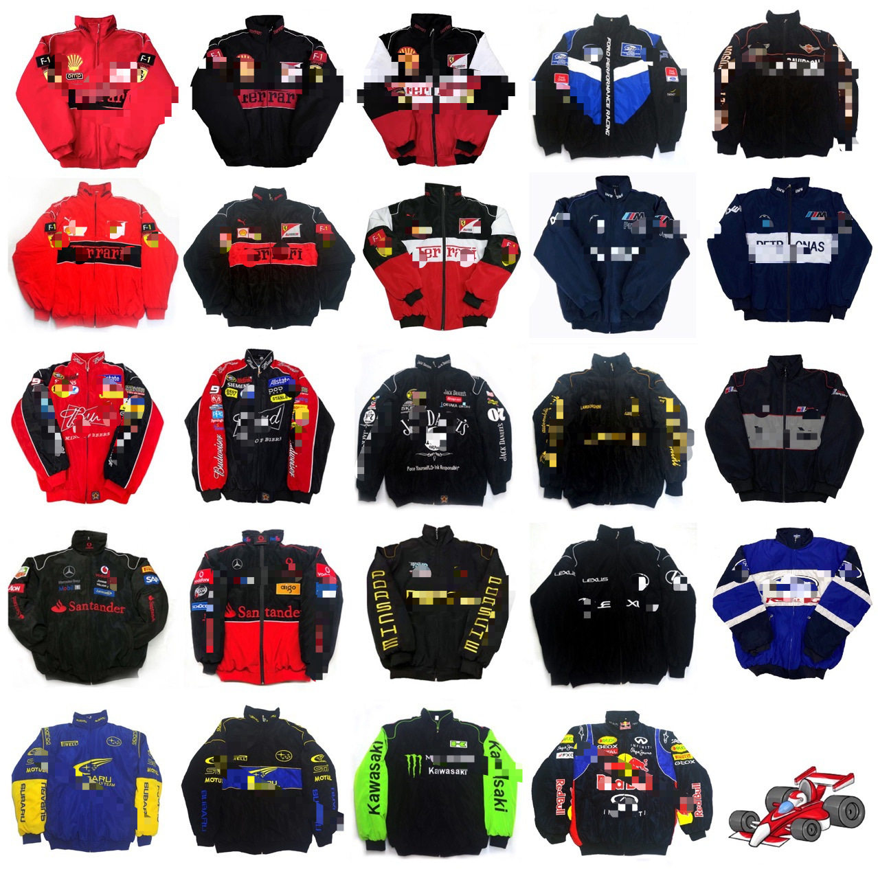 F1赛车服美式复古机车服摩托车