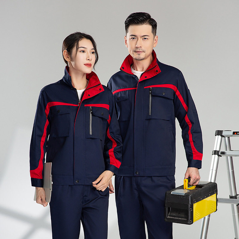 春秋冬季工作服套装男汽修服长袖