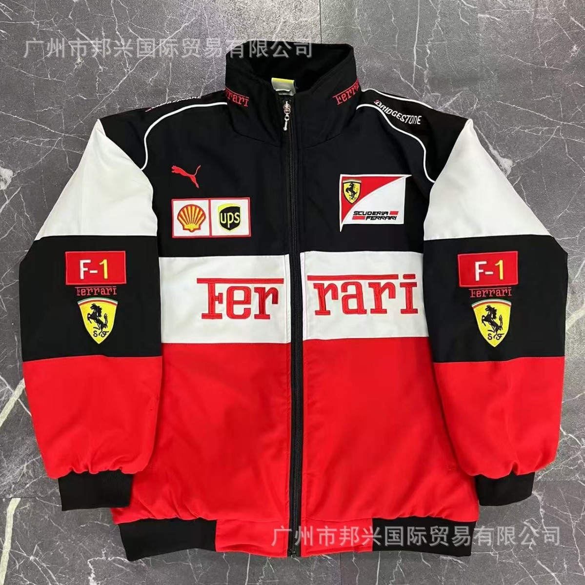 F1赛车服刺绣机车服骑行服休闲
