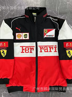 F1赛车服刺绣机车服骑行服休闲