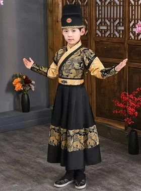 明朝武士服儿童古装锦衣卫飞鱼服