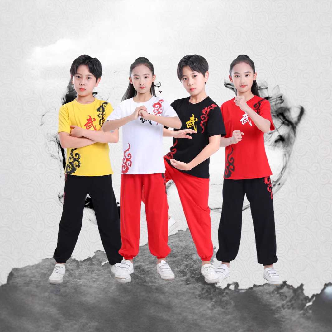 新款儿童武术演出服中小学生武馆