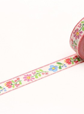 日本MT 和纸胶带 MT EX 刺绣 MTEX1P68R 幅15mm*7m整卷