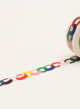 日本MT和纸胶带 mt×mina ring vivid MTMINA07整卷