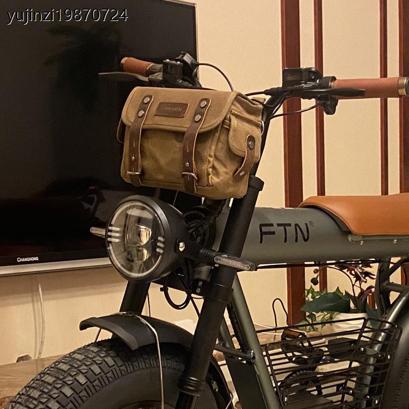 复古摩托车边包小牛电动车挂包车锁包防水工具包自行车尾包骑士包