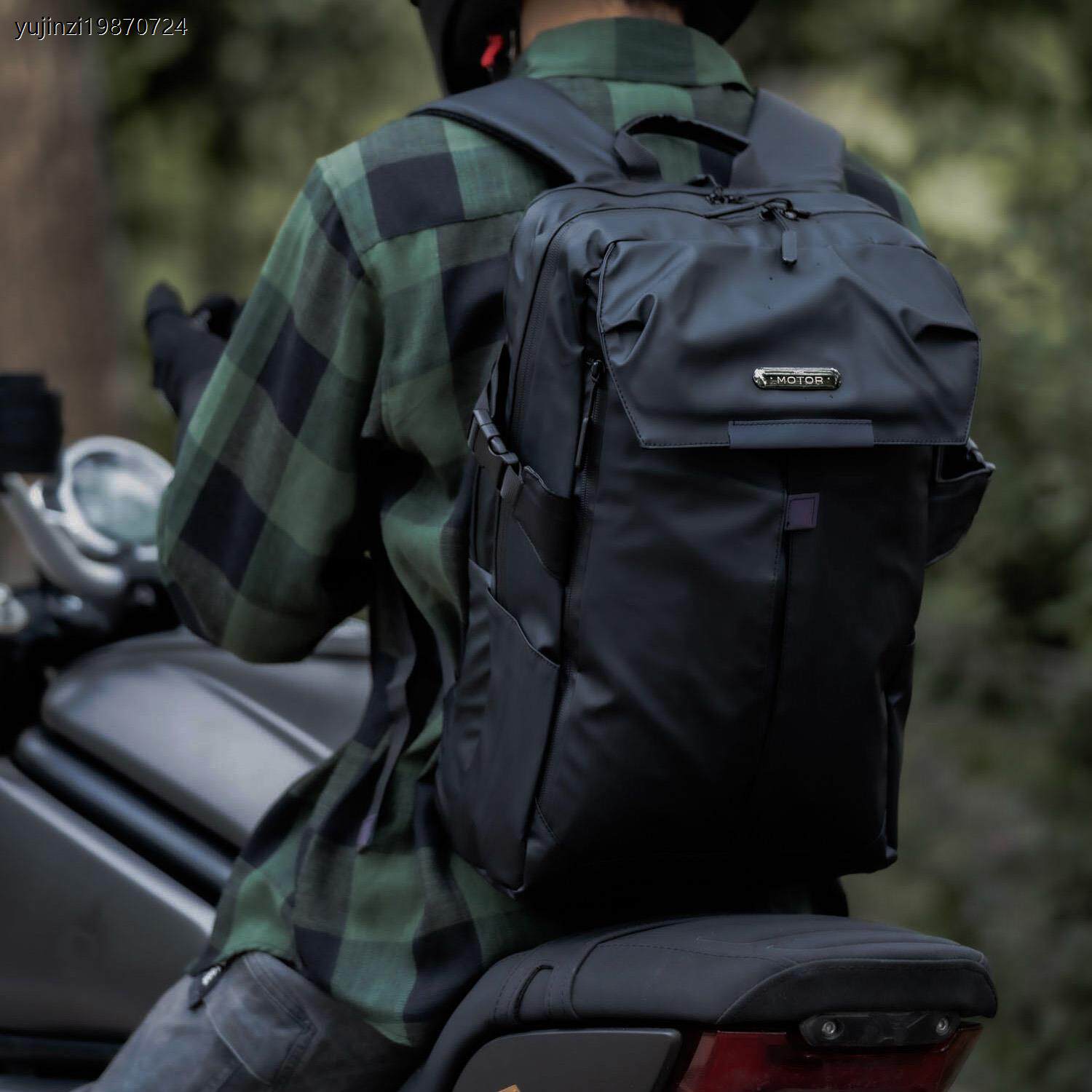 骑行背包摩托车头盔包全盔双肩包女摩旅骑士包防水旅行包男大容量